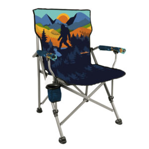 BIGFOOT SCENE STRAIGHT BACK CHAIR