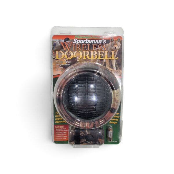 Phantom Calls Sportsman's wireless doorbell in camo packaging
