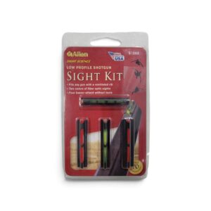 Allen low profile shotgun fiber optic sight kit in packaging