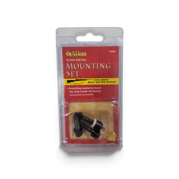 Allen sling swivel mounting set for pump and semi-auto shotguns in packaging