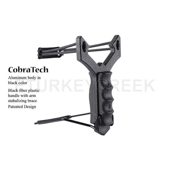 Snake Eye STORM aluminum slingshot with arm brace