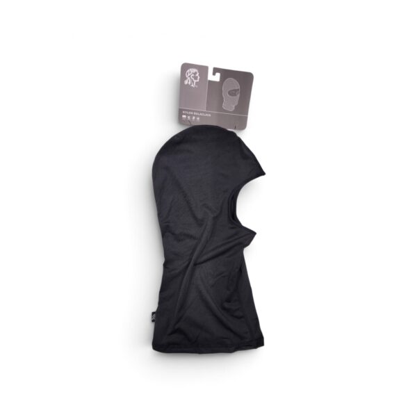 ZANheadgear black nylon balaclava face mask with hang tag
