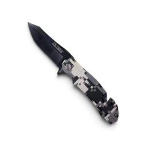 Tac-Force TF-762DW Speedster folding knife with black blade and digital camo handle