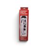 Guardian emergency wind-up flashlight box, front, side and back