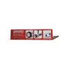 Guardian emergency wind-up flashlight box, front, side and back