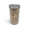 Rice jar diversion safe, closed and open showing interior